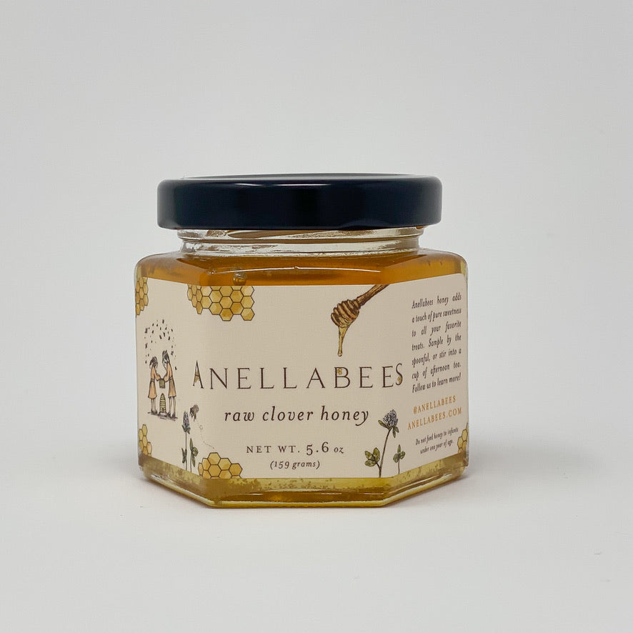 Be_Well_Raw-Clover_Honey_Anellabees_Sparrow_Box_Co_American_Made