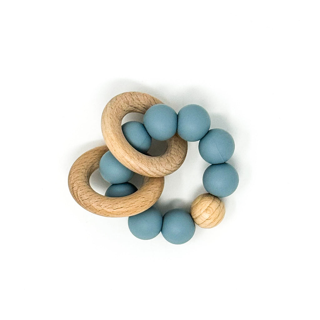 Mom_Baby_Mini_Blue_Teething_Ring_Sparrow_Box_Co_American_Made