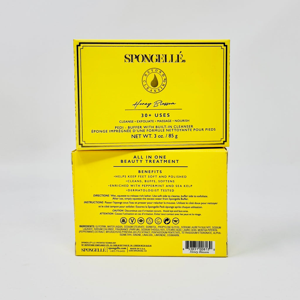 Lush_Lemon_Sparrow_Box_Spongelle_Honey_Blossom_Pedi_Buffer_Corporate_Gift