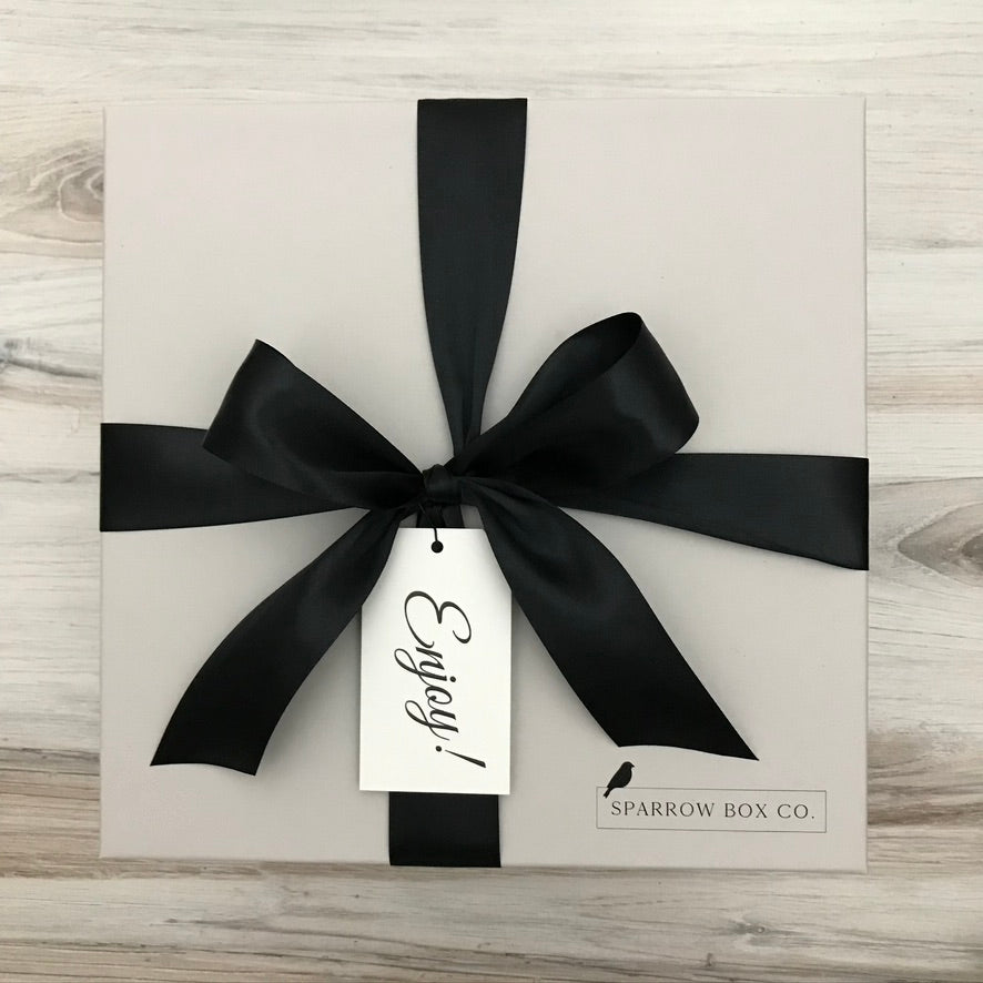 Be_Well_Linen_Box_Black_Satin_Bow_Enjoy_Gift_Tag_Sparrow_Box_Co_American_Made