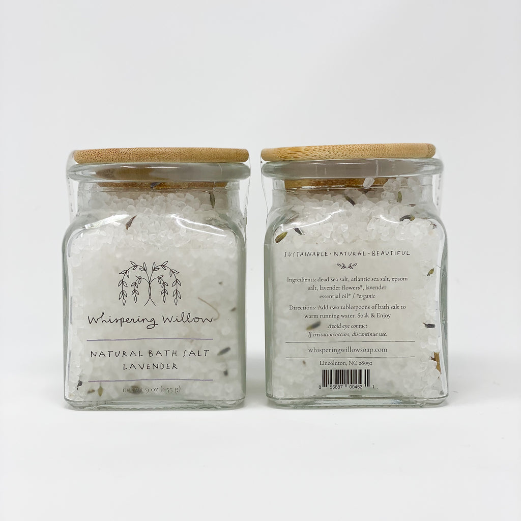 Seaside_Spa_Whispering_Willow_Lavender_Bath_Salt_Sparrow_Box_Co_American_Made