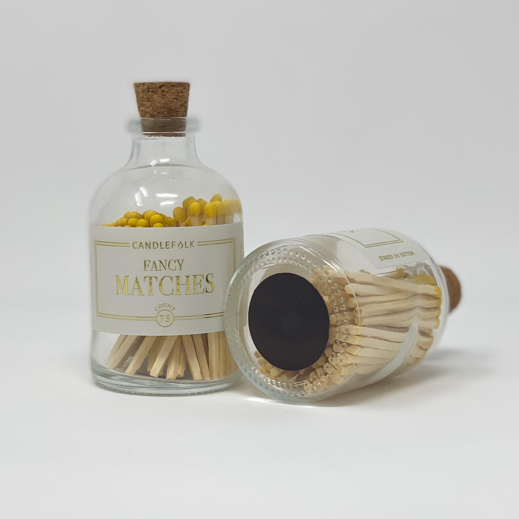 Afternoon_Tea_Yellow_Fancy_Matches_Sparrow_Box_Co_American_Made
